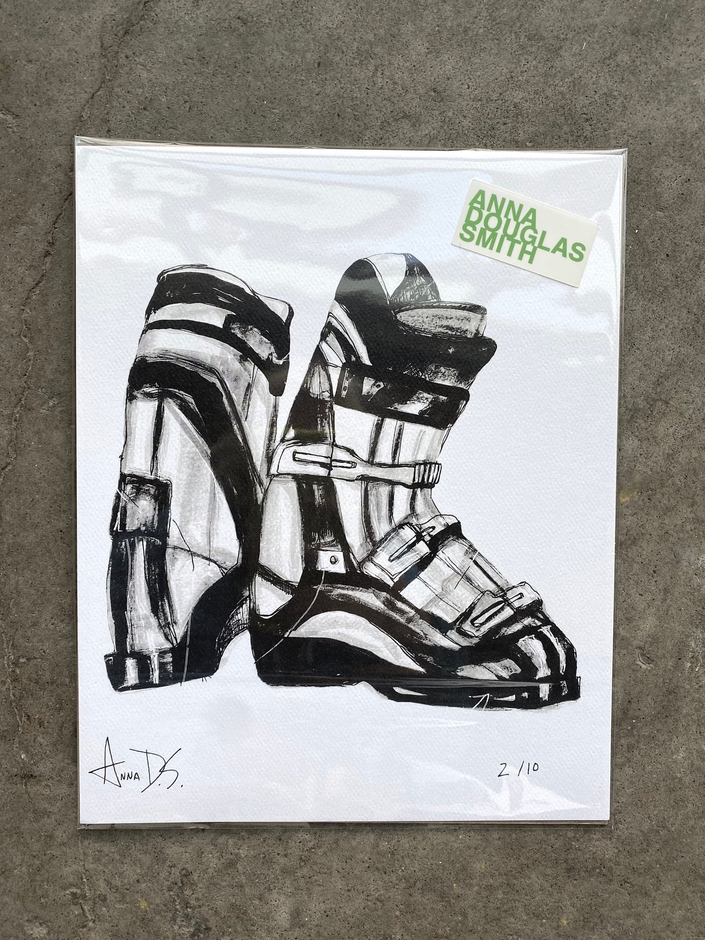 Ski Boot Print