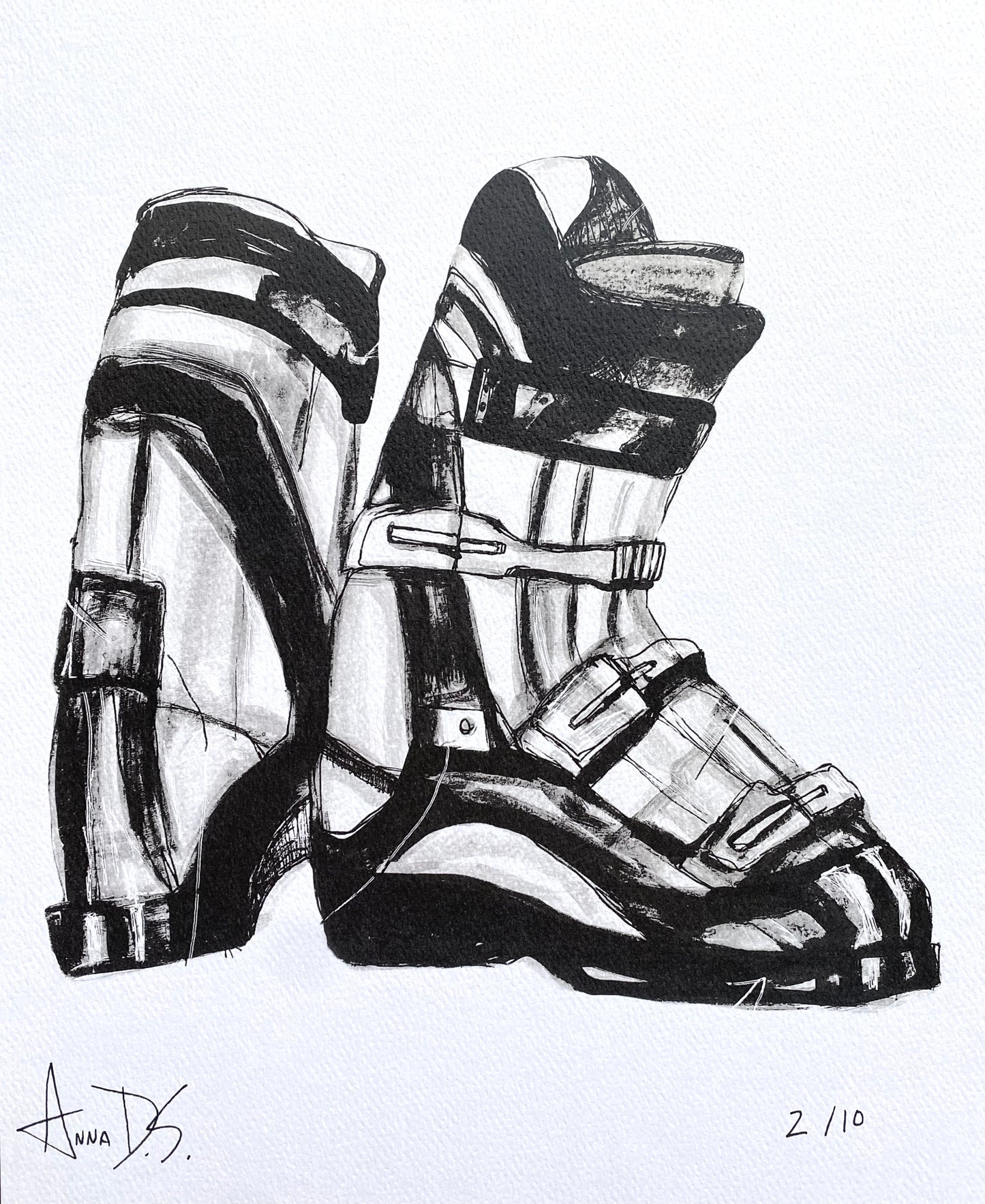 Ski Boot Print