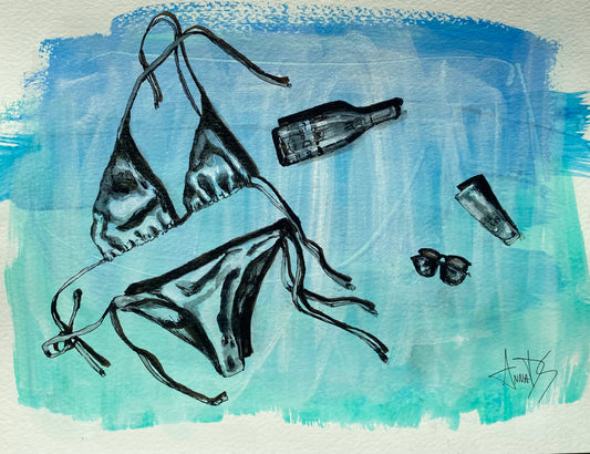 Blue Bikini